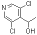 structure of CAS# 1254473-66-9, 3,5-Dichloro-alpha-methyl-4-pyridinemethanol