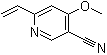 structure of CAS# 1255208-17-3, 6-Ethenyl-4-methoxypyridine-3-carbonitrile