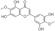 structure of CAS# 125537-92-0, 3',5,5',7-四羟基-4',6-二甲氧基黄酮