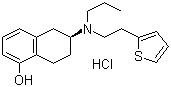 structure of CAS# 125572-93-2, Rotigotine hydrochloride