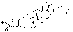CAS 登录号：1256-86-6, 胆甾醇硫酸盐, 硫酸胆固醇