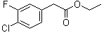 CAS # 1256479-12-5, 4-Chloro-3-fluorobenzeneacetic acid ethyl ester, (4-Chloro-3-fluorophenyl)acetic acid ethyl ester