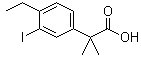 CAS # 1256584-73-2, 4-Ethyl-3-iodo-alpha,alpha-dimethylbenzeneacetic acid