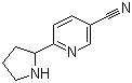 CAS # 1256785-39-3, 6-(2-Pyrrolidinyl)-3-pyridinecarbonitrile