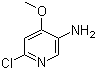 structure of CAS# 1256805-54-5, 6-氯-4-甲氧基-3-吡啶胺
