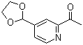 CAS 登录号：1256821-89-2, 1-[4-(1,3-二氧戊环-2-基)-2-吡啶基]乙酮