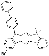 CAS # 1257248-18-2, 5-[1,1'-Biphenyl]-4-yl-2-bromo-5,7-dihydro-7,7-dimethylindeno[2,1-b]carbazole