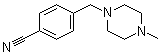 CAS # 125743-63-7, 4-[(4-Methyl-1-piperazinyl)methyl]benzonitrile