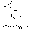structure of CAS# 1257633-67-2, 4-(二乙氧基甲基)-1-(1,1-二甲基乙基)-1H-1,2,3-三唑
