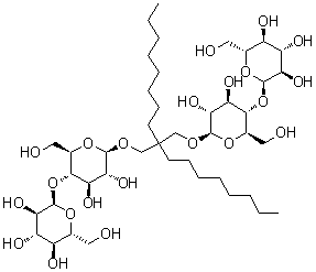 CAS # 1257852-99-5, 2,2-Dioctyl-1,3-propanediyl bis[4-O-alpha-D-glucopyranosyl-beta-D-glucopyranoside]