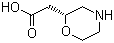 structure of CAS# 1257854-97-9, (2R)-2-吗啉乙酸
