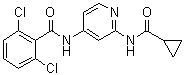 CAS # 1258292-64-6, 2,6-Dichloro-N-[2-[(cyclopropylcarbonyl)amino]-4-pyridinyl]benzamide