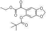 CAS # 1258951-02-8, 6-(2,2-Dimethyl-1-oxopropoxy)-alpha-oxo-1,3-benzodioxole-5-acetic acid ethyl ester