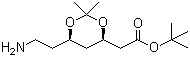 structure of CAS# 125995-13-3, 6-氨乙基-2,2-二甲基-1,3-二氧六环-4-乙酸叔丁酯