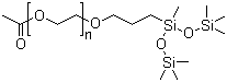 CAS # 125997-17-3, Silwet Y 12808, 2-[Acetoxy(polyethyleneoxy)propyl]heptamethyltrisiloxane, alpha-Acetyl-omega-[3-[1,3,3,3-tetramethyl-1-[(trimethylsilyl)oxy]-1-disiloxanyl]propoxy]-poly(oxy-1,2-ethanediyl)
