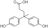 CAS # 126-00-1, Diphenolic acid, 4,4-Bis(4-hydroxyphenyl)pentanoic acid, 4,4'-Bis(4-hydroxyphenyl)valeric acid, CTFA