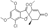 structure of CAS# 126-07-8, (+)-灰黄霉素