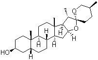 structure of CAS# 126-19-2, Sarsasapogenin