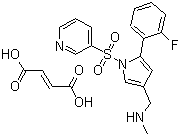 structure of CAS# 1260141-27-2, Vonoprazan Fumarate