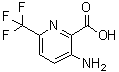 CAS # 1260666-45-2, 3-Amino-6-(trifluoromethyl)-2-pyridinecarboxylic acid