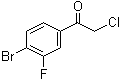 CAS # 1260857-14-4, 1-(4-Bromo-3-fluorophenyl)-2-chloroethanone