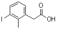 structure of CAS# 1261554-90-8, 3-碘-2-甲基苯乙酸