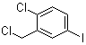 structure of CAS# 1261671-12-8, 1-氯-2-(氯甲基)-4-碘苯