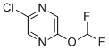 structure of CAS# 1261799-42-1, 2-Chloro-5-(difluoromethoxy)pyrazine