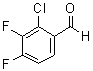 structure of CAS# 1261869-07-1, 2-Chloro-3,4-difluorobenzaldehyde