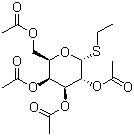 structure of CAS# 126187-25-5, Ethyl 1-thio-alpha-D-galactopyranoside-2,3,4,6-tetraacetate