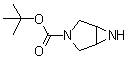 structure of CAS# 1262407-18-0, 3,6-二氮杂双环[3.1.0]己烷-3-羧酸叔丁酯