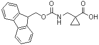 structure of CAS# 1263045-62-0, 1-[[[芴甲氧羰基]氨基]甲基]环丙烷羧酸