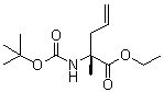 CAS # 1263046-12-3, (2R)-2-[[(1,1-Dimethylethoxy)carbonyl]amino]-2-methyl-4-pentenoic acid ethyl ester