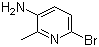 structure of CAS# 126325-47-1, 2-溴-5-氨基-6-甲基吡啶