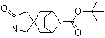 structure of CAS# 1263279-47-5, 5'-氧代-螺[8-氮杂二环[3.2.1]辛烷-3,3'-吡咯烷]-8-羧酸叔丁酯