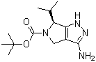 CAS # 1263283-97-1, (6S)-3-Amino-4,6-dihydro-6-(1-methylethyl)pyrrolo[3,4-c]pyrazole-5(1H)-carboxylic acid tert-butyl ester