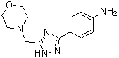 CAS # 1263285-13-7, 4-[5-(4-Morpholinylmethyl)-1H-1,2,4-triazol-3-yl]benzenamine