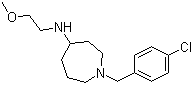CAS # 1263286-55-0, 1-[(4-Chlorophenyl)methyl]hexahydro-N-(2-methoxyethyl)-1H-azepin-4-amine