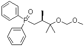 structure of CAS# 1263504-45-5, [(2S)-3-(Methoxymethoxy)-2,3-dimethylbutyl]diphenylphosphine oxide
