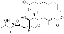 structure of CAS# 12650-69-0, Mupirocin