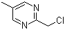 structure of CAS# 126504-85-6, 2-(氯甲基)-5-甲基嘧啶