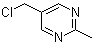structure of CAS# 126504-86-7, 5-Chloromethyl-2-methylpyrimidine
