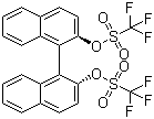 CAS # 126613-06-7, (R)-(-)-1,1'-Binaphthol-2,2'-bis(trifluoromethanesulfonate), (R)-1,1'-Binaphthalene-2,2'-diyl bis(trifluoromethanesulfonate), (R)-(-)-BINOL-TF2