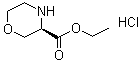 structure of CAS# 1269483-57-9, (3R)-3-吗啉羧酸乙酯盐酸盐