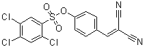 CAS # 126980-24-3, 2,4,5-Trichlorobenzenesulfonic acid 4-(2,2-dicyanoethenyl)phenyl ester