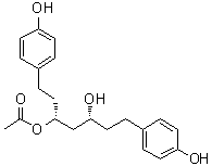 CAS # 1269839-24-8, (3R,5R)-1,7-Bis(4-hydroxyphenyl)-3,5-heptanediol 3-acetate