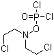 Bis(2-chloroethyl)aminophosphoric dichloride molecular structure (CAS 127-88-8)