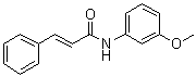structure of CAS# 127033-74-3, (2E)-N-(3-Methoxyphenyl)-3-phenyl-2-propenamide