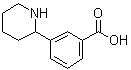 CAS # 1270461-48-7, 3-(2-Piperidinyl)benzoic acid