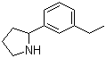 structure of CAS# 1270480-16-4, 2-(3-乙基苯基)吡咯烷